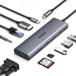 Ugreen Cm498 USB-C Docking Station με 4K PD Ethernet Γκρι 15601 - Image 2
