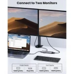 Ugreen Cm498 USB-C Docking Station με 4K PD Ethernet Γκρι 15601 - Image 3