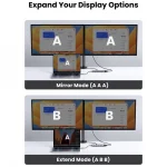 Ugreen Cm498 USB-C Docking Station με 4K PD Ethernet Γκρι 15601 - Image 7