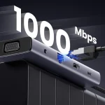 Ugreen Cm498 USB-C Docking Station με 4K PD Ethernet Γκρι 15601 - Image 8