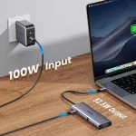Ugreen Cm498 USB-C Docking Station με 4K PD Ethernet Γκρι 15601 - Image 9