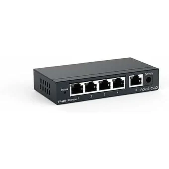 Ruijie RG-ES105GD Unmanaged L2 Switch με 5 Θύρες Gigabit (1Gbps) Ethernet