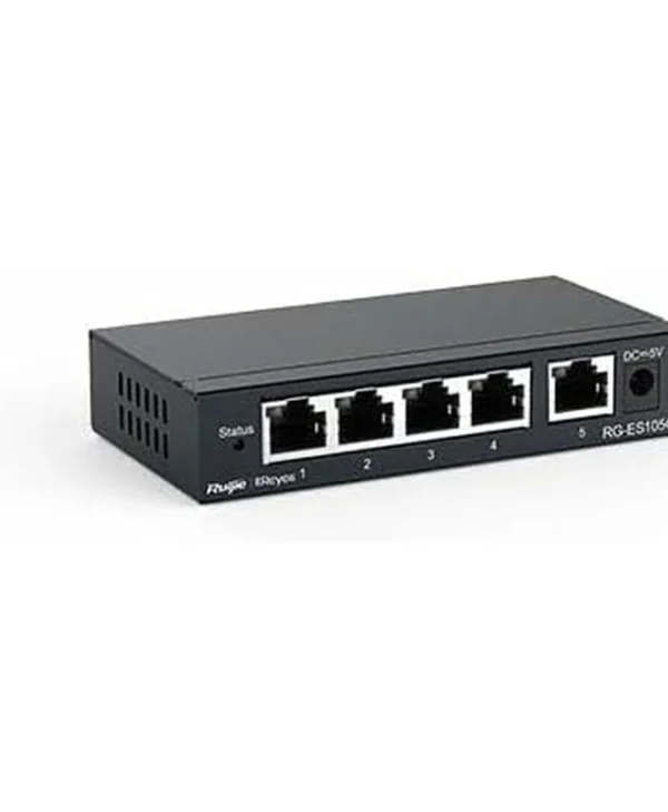 Ruijie RG-ES105GD Unmanaged L2 Switch με 5 Θύρες Gigabit (1Gbps) Ethernet