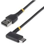 StarTech Angle (90°) USB 2.0 Cable USB-C male - USB-A Μαύρο 0.15m (S55165074) R2ACR-15C-USB-CABLE - Image 3
