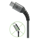 Goobay USB 2.0 Cable USB-C male - USB-C 60W Γκρι 2m (49303) - Image 2