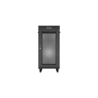 Lanberg Επιδαπέδια Καμπίνα Rack 19U Μαύρο FF01-6824-23BL