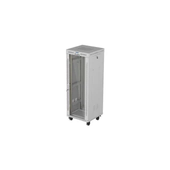 Lanberg Επιδαπέδια Καμπίνα Rack 19U 60x60cm Γκρι FF01-6632-12SL