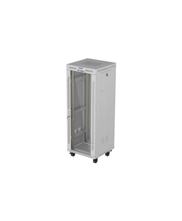 Lanberg Επιδαπέδια Καμπίνα Rack 19U 60x60cm Γκρι FF01-6632-12SL