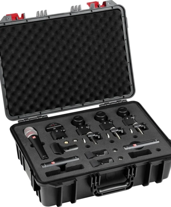 SE Electronics V Pack Arena Σετ Δυναμικό Μικρόφωνο XLR Shock Mounted για Studio SE V PACK ARENA BLACK