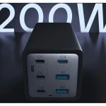 Conceptronic Βάση Φόρτισης με 2 Θύρες USB-A και 4 Θύρες USB-C 200W Power Delivery σε Μαύρο χρώμα (OZUL06BE) - Image 4