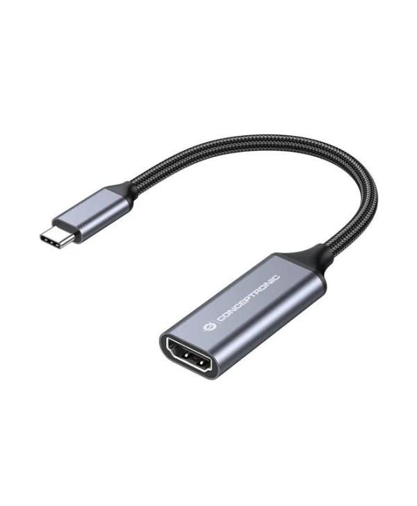 Conceptronic Μετατροπέας USB-C male σε HDMI female Γκρι 1τμχ ABBY09G