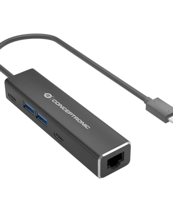 Conceptronic ABBY13B USB-C Αντάπτορας Δικτύου για Ενσύρματη σύνδεση Ethernet