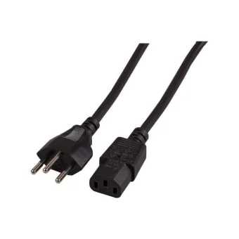 EFB IEC C13 - Schuko Cable 2m Μαύρο (EK537.2V3)