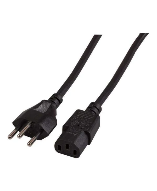 EFB IEC C13 - Schuko Cable 2m Μαύρο (EK537.2V3)