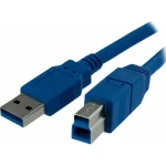 StarTech USB 2.0 Cable USB-A male - USB-B male Μπλε 1m (USB3SAB1M)