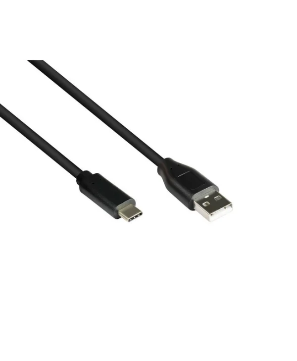 Good Connections USB 2.0 Cable USB-C male - USB-C / USB-A Μαύρο 0.5m (GC-M0116)