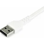 StarTech USB 2.0 Cable USB-C male - USB-A 60W Λευκό 1m RUSB2AC1MW - Image 3