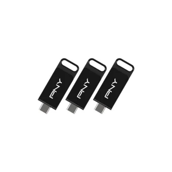 PNY 128GB USB 3.2 Stick Μαύρο P-FD128X3ELC-GE