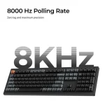 Keychron V6 Ultra 8K V6U-D1 Ασύρματο Gaming Μηχανικό Πληκτρολόγιο με Keychron Silk POM Red διακόπτες και RGB φωτισμό (Αγγλικό US) - Image 4