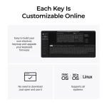 Keychron V6 Ultra 8K V6U-D1 Ασύρματο Gaming Μηχανικό Πληκτρολόγιο με Keychron Silk POM Red διακόπτες και RGB φωτισμό (Αγγλικό US) - Image 8