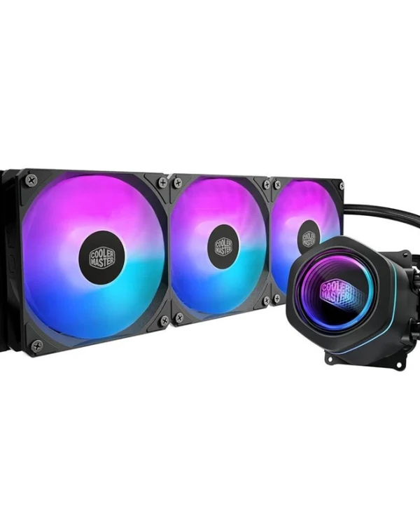 CoolerMaster MasterLiq Core Nex360 ARGB Υδρόψυξη Επεξεργαστή Τριπλού Ανεμιστήρα 120mm για Socket AM4/AM5/1700/1200/115x MLX-D36M-A18PA-R1
