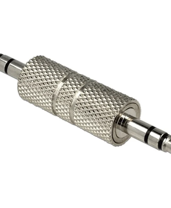 DeLock Μετατροπέας 3.5mm male σε 3.5mm male Ασημί (65629)