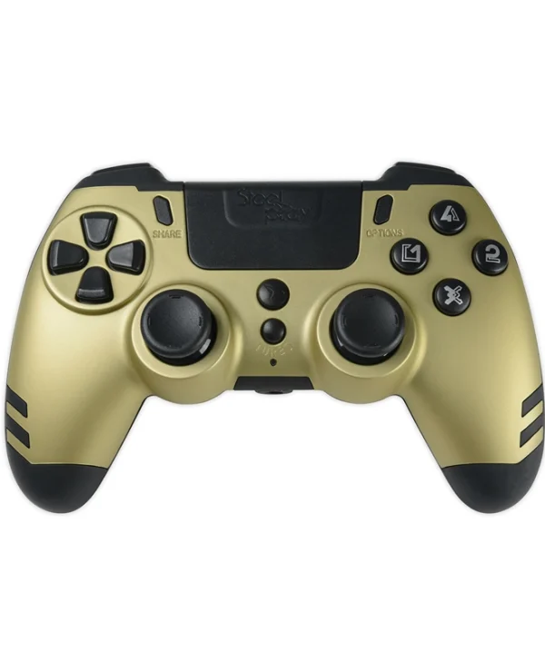 Steelplay Ασύρματο Gamepad για PS4 Χρυσό JVAMUL00155