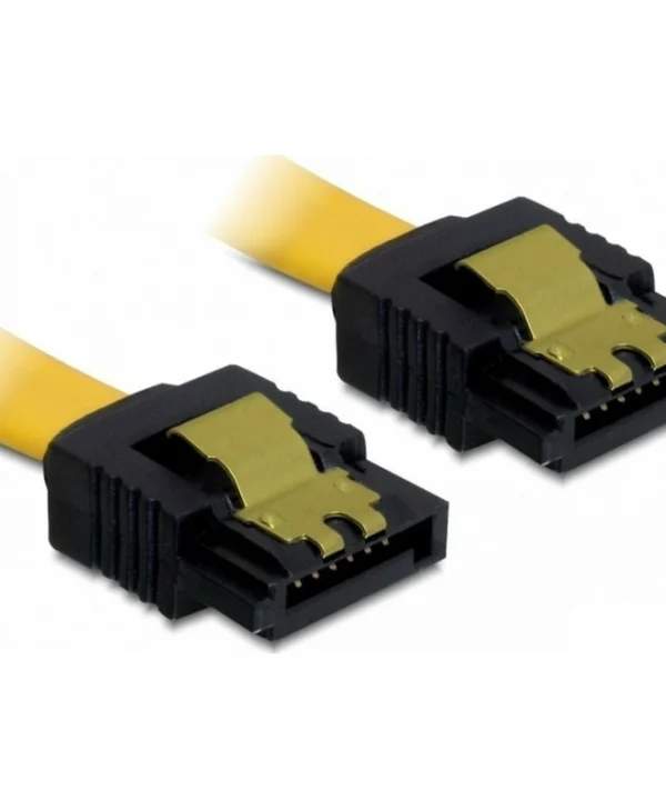 DeLock 7-Pin SATA II - 7-Pin SATA II Cable 50cm Κίτρινο (82477)