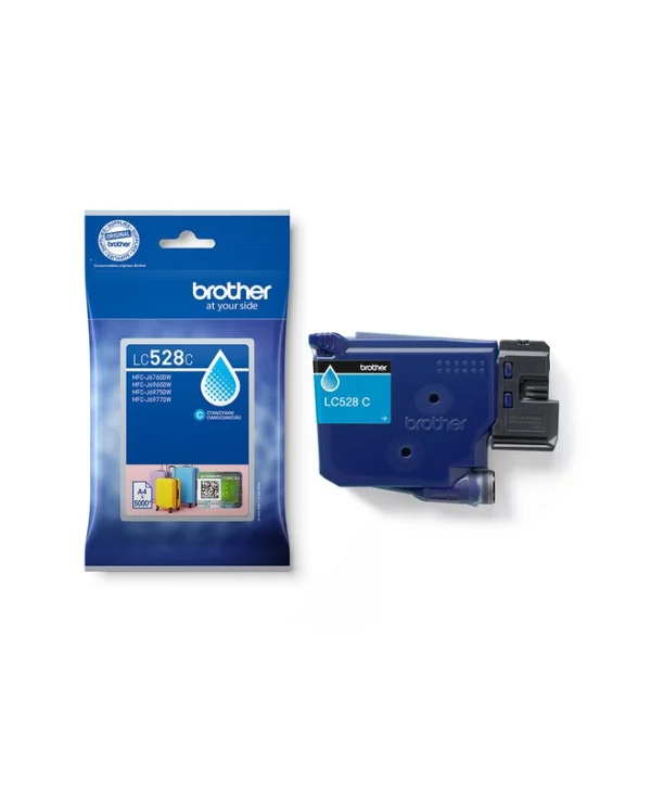 Brother LC528C Γνήσιο Μελάνι Εκτυπωτή InkJet Κυανό (LC-528C)