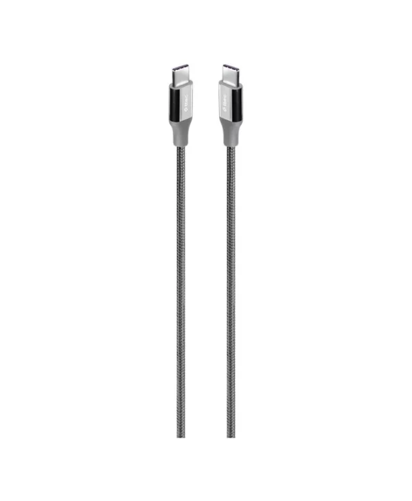 TTEC USB 2.0 Cable USB-C male - USB-C 65W Γκρι 0.3m 2DK50UG