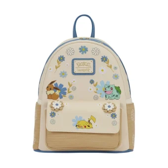 Loungefly Παιδική Τσάντα Πλάτης Μπεζ Pokémon Floral Mini PMBK0348