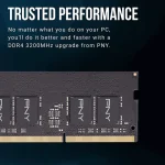 PNY Performance DDR4 με Module 1x8GB και Ταχύτητα 3200 για Laptop MN8GSD43200-TB - Image 4