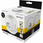 Entac ESC1.5G3-USB-GLOBE Πολύπριζο 3 Θέσεων με 2 USB-A και Καλώδιο 1.5m - Image 2