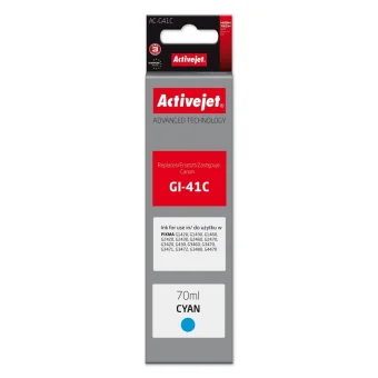 Active Jet Συμβατό Μελάνι Εκτυπωτή InkJet Canon Gi-41c 4543c001 70ml Κυανό 1τμχ AC-G41C