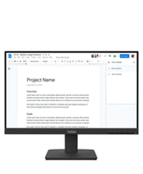 Lenovo ThinkVision S22-4e IPS Monitor 21.5" FHD 1920x1080 με Χρόνο Απόκρισης 4ms GTG 64CBKAT6EU