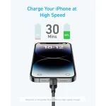 Anker USB-C to Lightning Cable Μαύρο 0.9m (A81B5G11) - Image 4