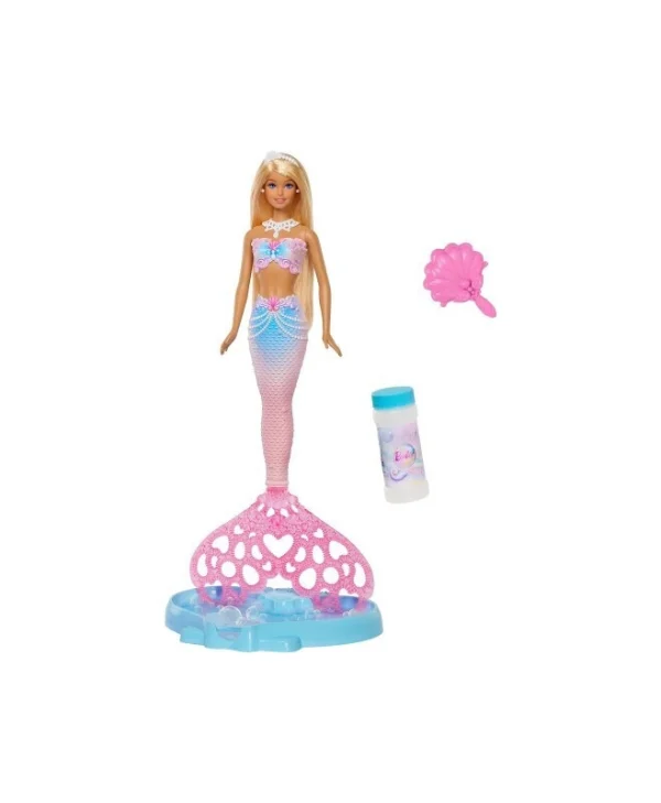 Barbie Bubble Sparkle Mermaid Κούκλα για 4+ Ετών JLW56