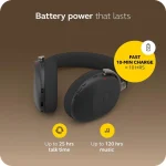 Jabra Evolve3 85 Ms - Usb-c With Dongle - Black VOIP Headset (38599-999-899) - Image 3