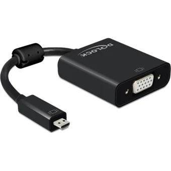 DeLock Μετατροπέας micro HDMI male σε VGA female (65558)