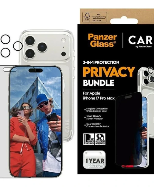 PanzerGlass Privacy Screen Protector (iPhone 17 Pro Max) CR34911