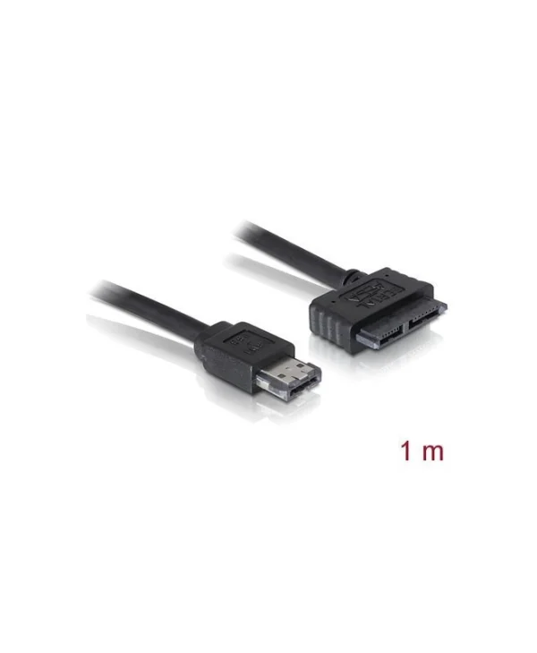 Delock Cable Esatap To Slimline Sata13 Pin 1m 84414