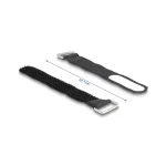 DeLock Velcro Δεματικά Καλωδίων 127x20mm Μαύρο 5τμχ 19603 - Image 3