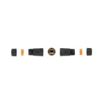 DeLock Cable Connector RJ45 jack to RJ45 jack Cat.6A Waterproof Orange (86692) - Image 4