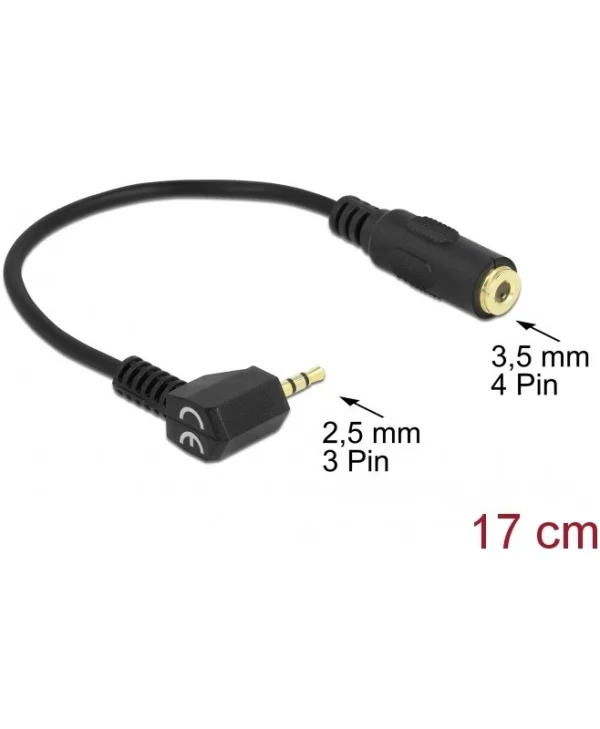 DeLock Μετατροπέας 2.5mm male σε 3.5mm female (65674)
