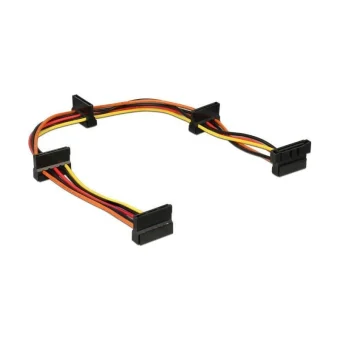 DeLock 15-Pin Sata - 15-Pin Sata Cable 0.4m Πολύχρωμο 60141