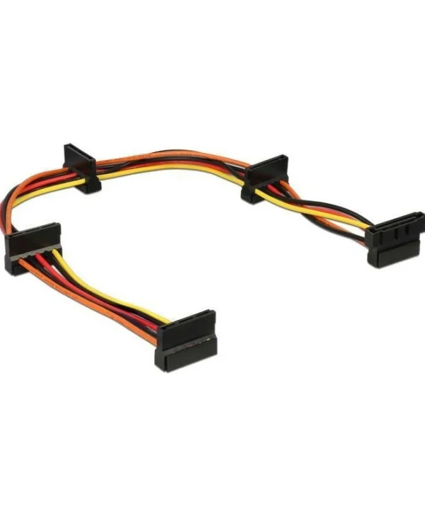 DeLock 15-Pin Sata - 15-Pin Sata Cable 0.4m Πολύχρωμο 60141