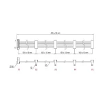 DeLock 15-Pin Sata - 15-Pin Sata Cable 0.4m Πολύχρωμο 60141 - Image 2