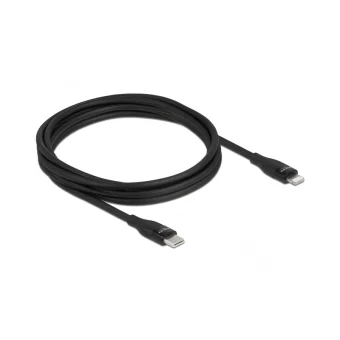 DeLock USB-C to Lightning Cable Μαύρο 2m (86638)