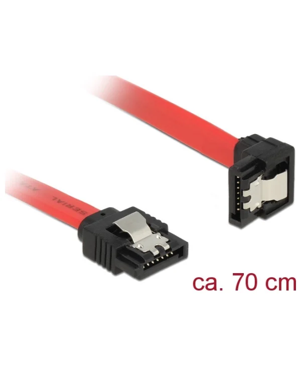 DeLock 7-Pin SATA III - 7-Pin SATA III Cable 0.7m Κόκκινο (83980)