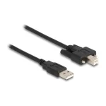 DeLock USB 2.0 Cable USB-A male - USB-B male Μαύρο 3m (87215)